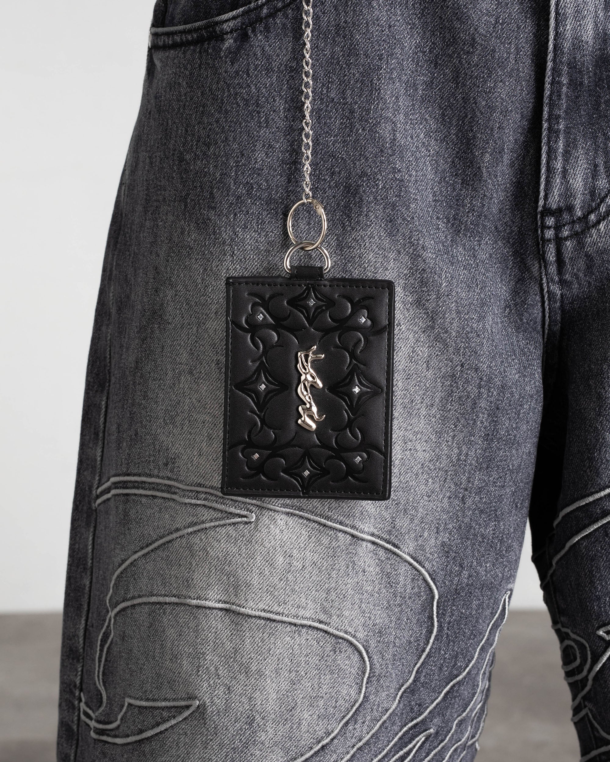 PORTE CARTE "STARS" - NOIR - Image 3