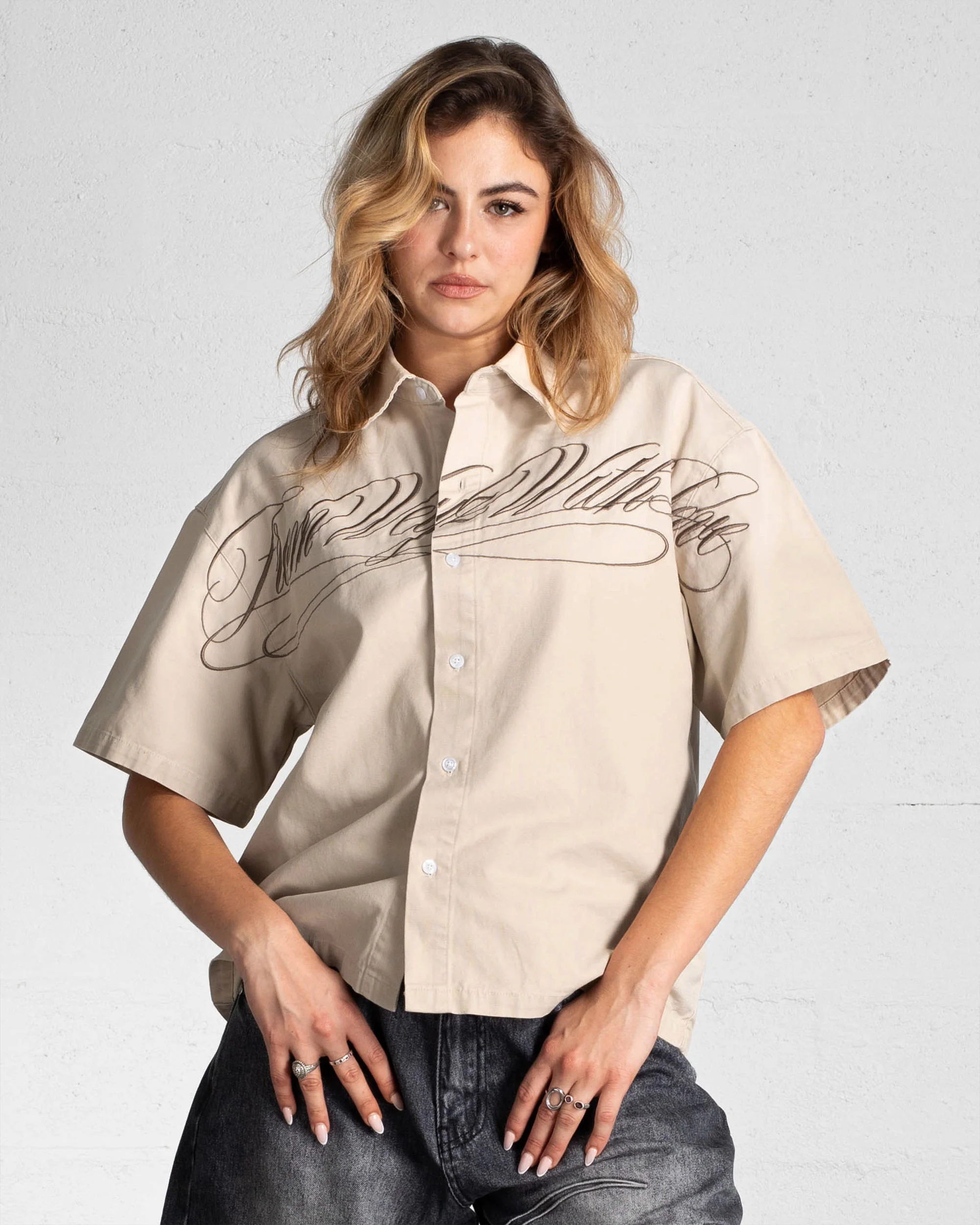 CHEMISE "FWWL" - Beige - Image 5