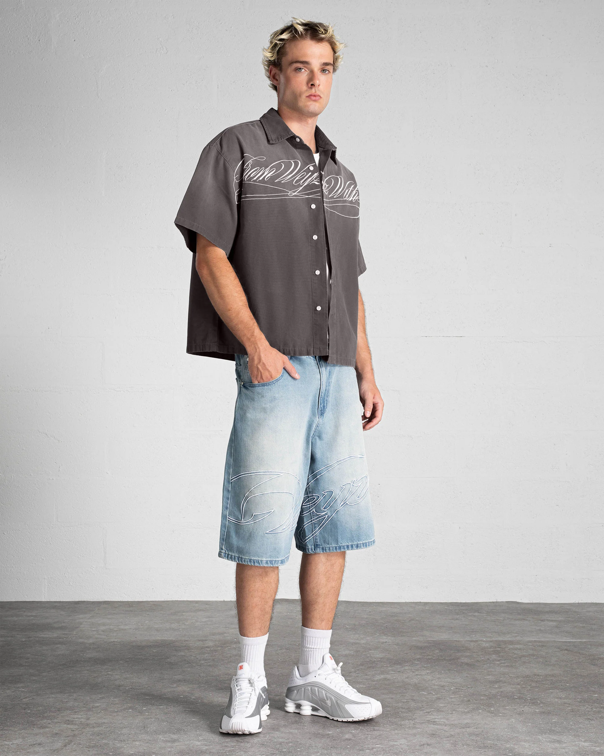 CHEMISE "FWWL" - Gris - Image 3
