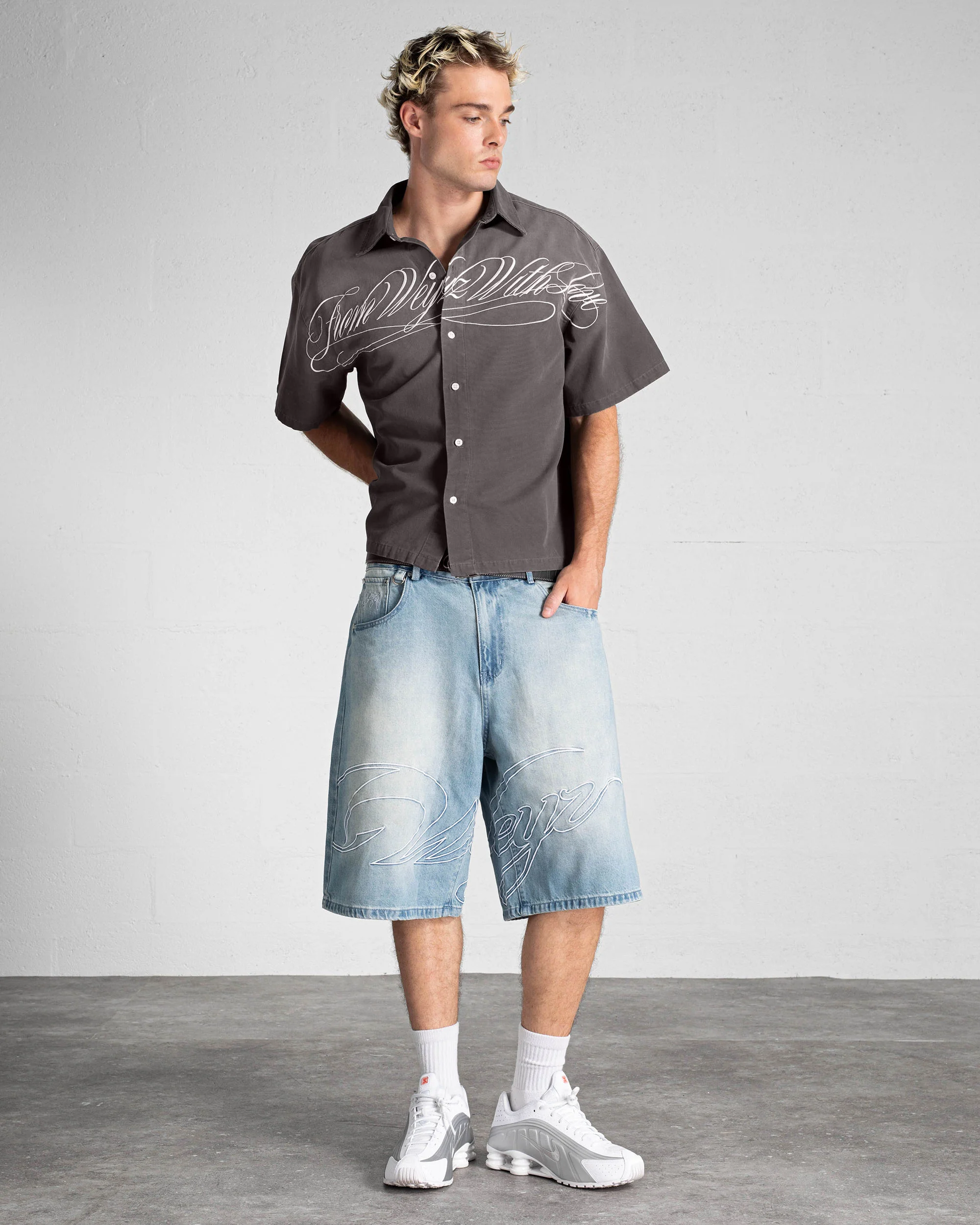 CHEMISE "FWWL" - Gris - Image 4
