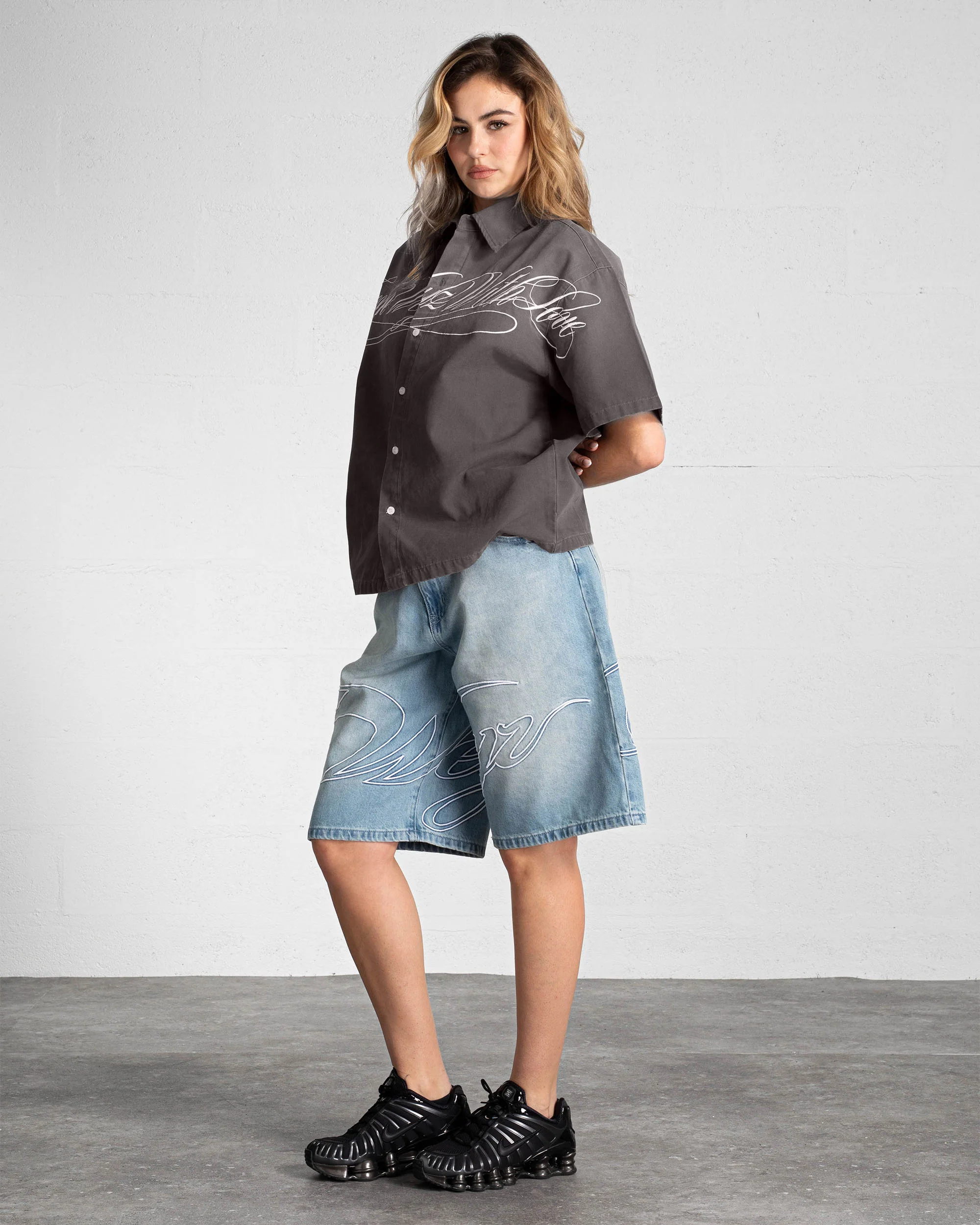 Short Denim "HERITAGE" - Bleu Clair Délavé - Image 6