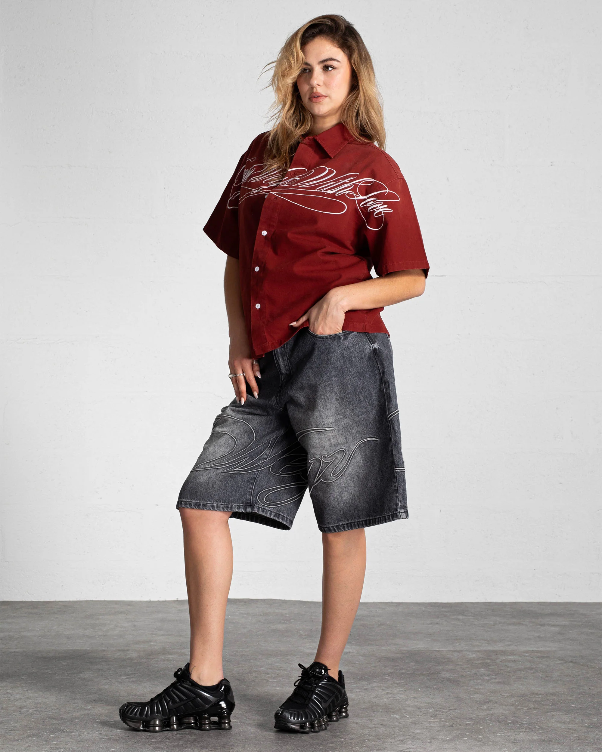 Short Denim "HERITAGE" - Noir Délavé - Image 6