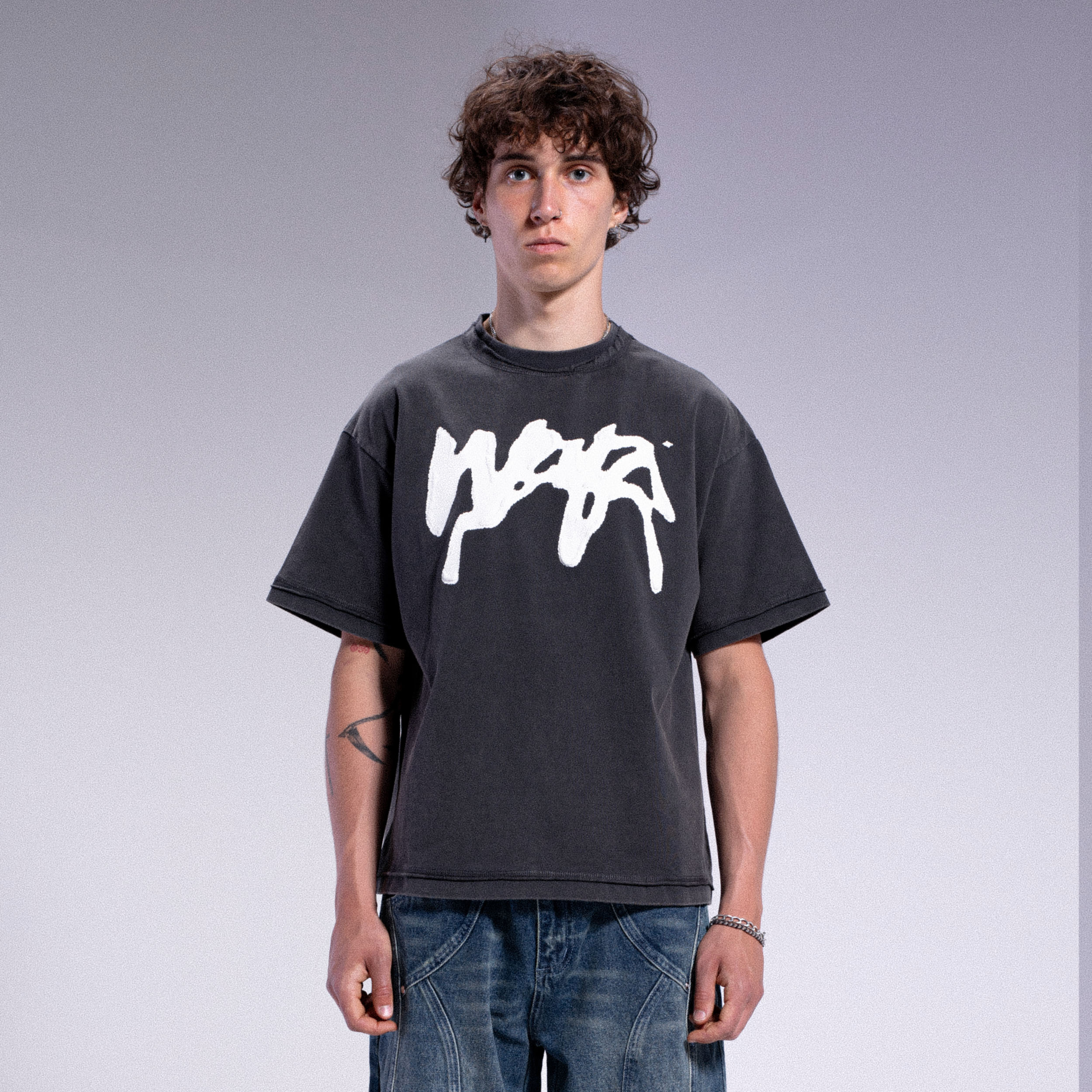 Tee-shirt "PROPAGANDA" - Gris Requin - Image 2